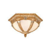 Berkeley 13" Outdoor Flush Mount in Corinthian Patina