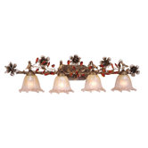 Ophelia  Vanity Light in Autumn Patina