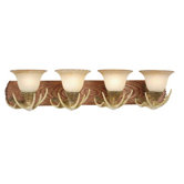 Lodge  Vanity Light in Noachian Stone