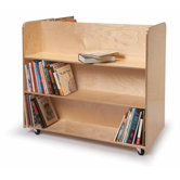 Two Sided Mobile Library Cart