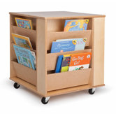 Four Sided Book Rack