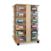 24 Tray Cubby Tower