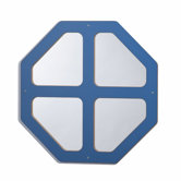 Window Hexagon Mirror