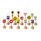 City Set of Traffic Signs and Lights