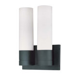 Link 11.5" x 8"  Tube Wall Sconce in Textured Black