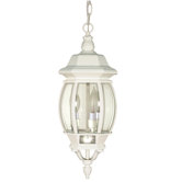 Central Park  Hanging Lantern in White