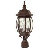 Central Park  Post Lantern in Old Bronze