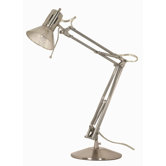 One Light Mesh Head Drafting Desk Lamp in Nickel