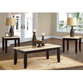 Trinity 3 Piece Coffee Table Set