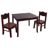 Classic Kids 3 Piece Table and Chairs Set