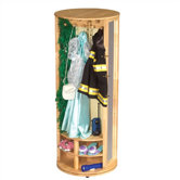 Natural Dress-Up Carousel Armoire