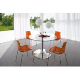 Planet Dining Set With 4  Ice Chairs and Optional Barstool