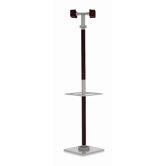 Landscape Coat Rack with Umbrella Stand in Wenge