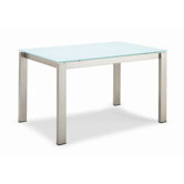 Baron Extending Table with Glass Top - 110-155cm
