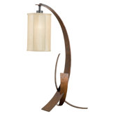 Aizen Table Lamp in Aspen Bronze and Hammered Ore