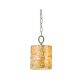 Naturals 1 Light Drum Foyer Pendant