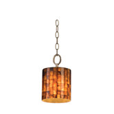 Naturals 1 Light Drum Foyer Pendant