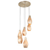 Sarong Six Light Cluster Chandelier
