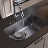 Stainless Steel Undermount Kitchen Sink and Faucet Set