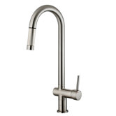 Savona One Handle Single Hole Pull Out Kitchen Faucet