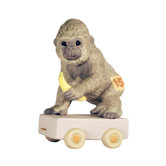 "Birthday Train It's Your Birthday Go Bananas" Gorilla Figurine