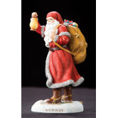 "Norway" Norway Santa Figurine