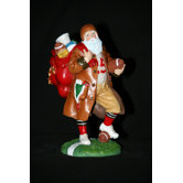 "Touchdown Santa" Football Santa Figurine