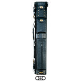 34" 2 Butt and 4 Shaft Oval Hard Pool Cue Case