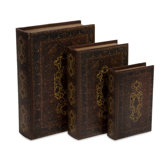 3 Piece Boniface Book Box Collection Set