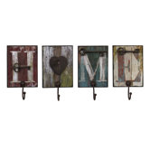 4 Piece Casa Wall Hook Set