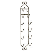 6 Bottle Wall Mounted Wine Rack