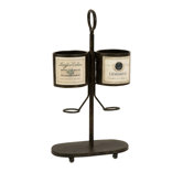 Menai 2 Bottle Tabletop Wine Rack