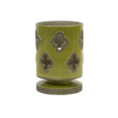 Chapala Cutwork Ceramic Lantern