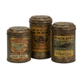 Addie Vintage Label Metal Canister (Set of 3)