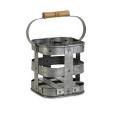 Galvanized Wine Caddy