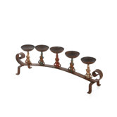 Torry Iron 5 Pillar Candle Holder