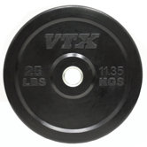 VTX 25 lbs Solid Rubber Bumper Plate