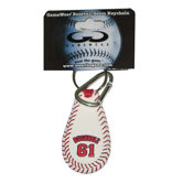 MLB Player Leather Key Chain