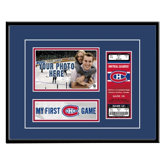 NHL My First-Game Ticket Frame