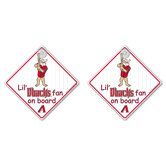 MLB Lil Fan on Board Sign (Set of 2)