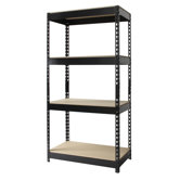 Iron Horse Rivet 60" H x 30" W Four Shelf Shelving Unit