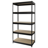 Iron Horse Rivet 72" H x 36" W Five Shelf Shelving Unit