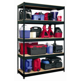 Iron Horse Rivet 72" H x 48" W Five Shelf Shelving Unit