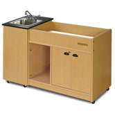 Portable Hygienic Stainless Basin Changing Table