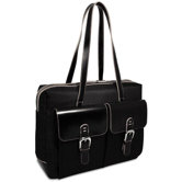 Generations Edge Zip Closure Business Tote with Front Pockets
