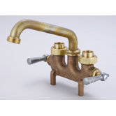 Laundry Faucet with 3.5" Centers and Straddle Legs