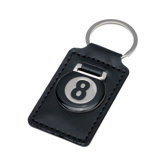 Novelty Items Eight Ball Leather Key Holder
