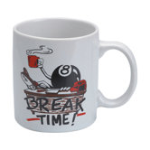 CueStix Novelty Items Breaktime Coffee Mug
