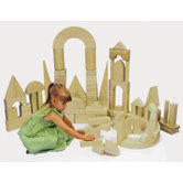 75 Piece Hardwood Building Block Set