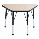 20" x 33" Trapezoid Learning Table in Maple